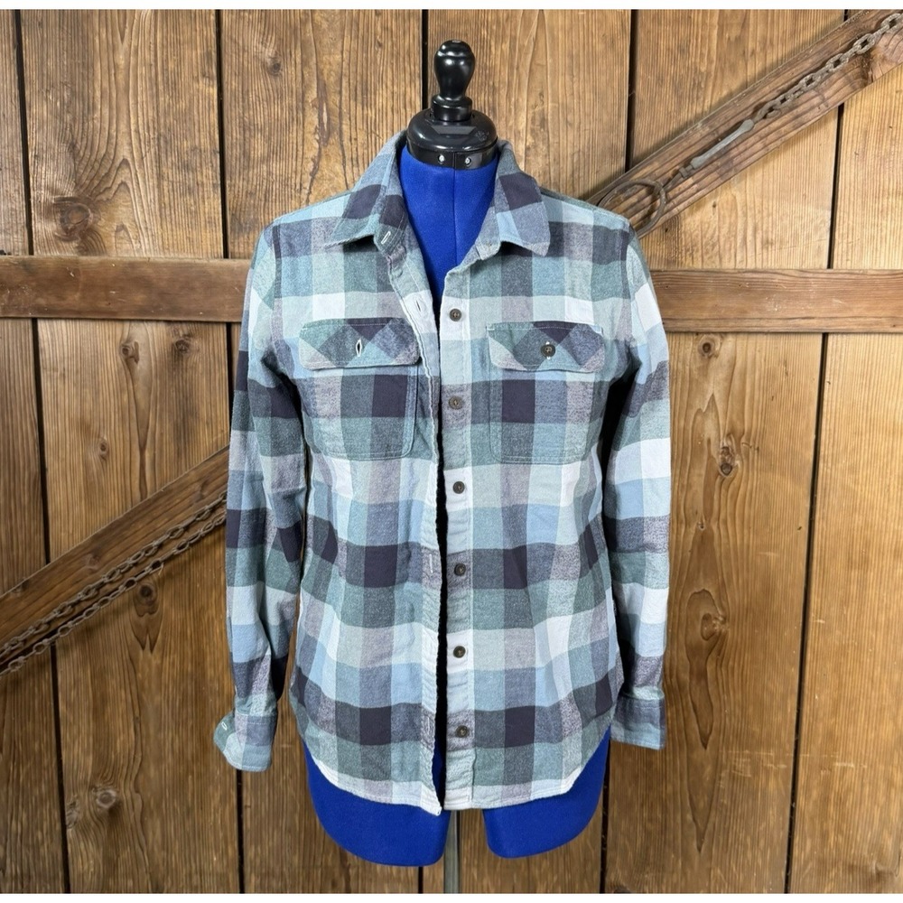 Patagonia Women's Organic Cotton Midweight Fjord Flannel Shirt Large Style 42405